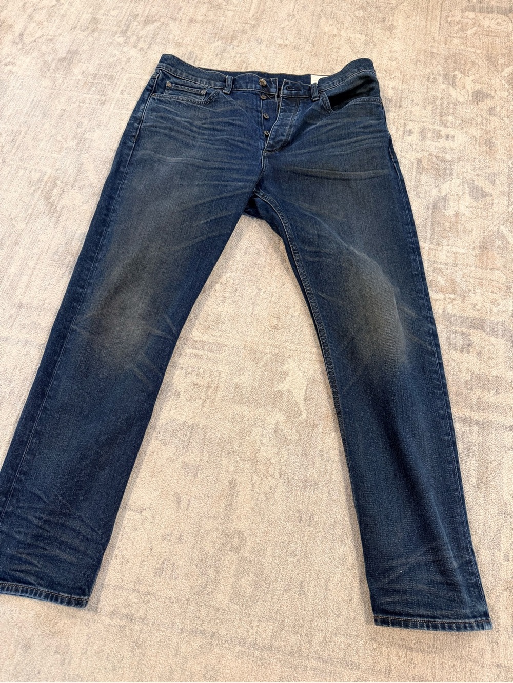 rag & bone Men's Indigo Straight-Leg Jeans
